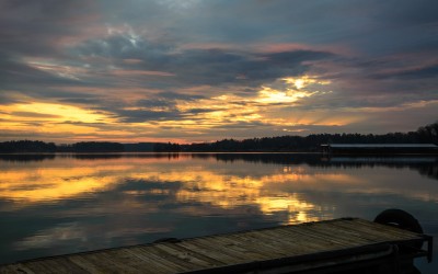 Sunrise over Lake Hamilton